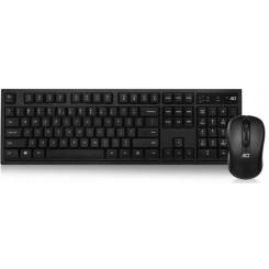 ACT AC5700 - keyboard and mouse set - QWERTY - US - black