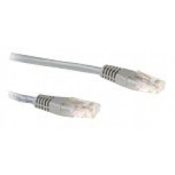 ECON-Line - Patch cable - RJ-45 (M) to RJ-45 (M) - 2 m - UTP - CAT 6 - grey, RAL 7045