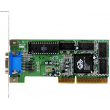 AMD ATI 3d Rage Pro Turbo 8 MB SDRAM AGP 2X VGA Graphic Card 102-G0102-00 - Refurbished
