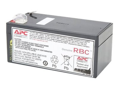 APC Replacement Battery Cartridge #35 - UPS battery - 1 x Lead Acid - black - for P/N: BE325-CN, BE350D-LM, BE350G, BE350G-CN, BE350G-LM, BE350R, BE350R-CN, BE350U-CN