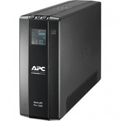 APC (BR650MI) Back-UPS Pro - AC 230 V - 390 Watt - 650 VA - USB - output connectors: 6 - black