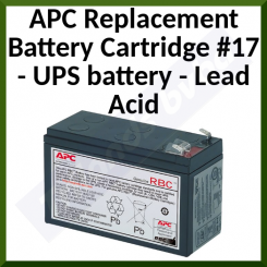 APC Replacement Battery Cartridge #17 - UPS battery Lead Acid - RBC17