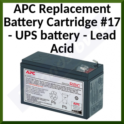 APC Replacement Battery Cartridge #17 - UPS battery Lead Acid 