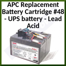 APC Replacement Battery Cartridge #48 - UPS battery - 1 x Lead Acid - RBC48