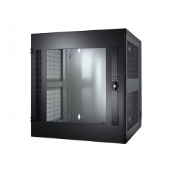 APC NetShelter WX - Rack (wall mount, ventilated) - black - 13U - 19" - for P/N: SUA1000RM2U, SUA1000RM2U-TU, SUA1000RMI2U