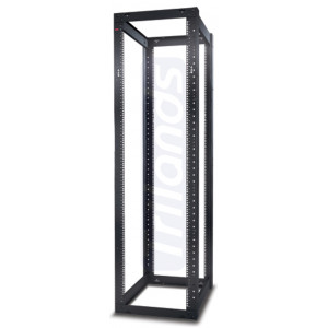 APC NetShelter 4 Post Open Frame Rack - Rack - black - 44U - for P/N: SUA5000RMI5U