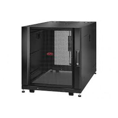 APC NetShelter SX - Rack - cabinet - black - 12U - 19" - for P/N: SURT48RMXLBP