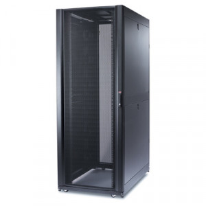APC NetShelter SX Enclosure with Sides - Rack - black - 48U - 19"