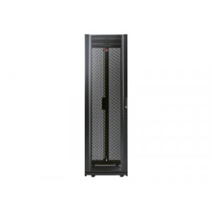 APC NetShelter AV Enclosure with Sides and 10-32 Threaded Rails - Rack - black - 42U