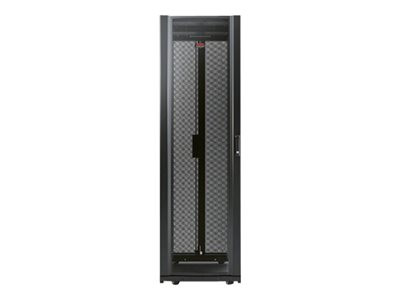 APC NetShelter AV Enclosure with Sides and 10-32 Threaded Rails - Rack - black - 42U
