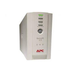 APC Back-UPS CS 500 - UPS - AC 230 V - 300 Watt - 500 VA - RS-232, USB - output connectors: 4 - beige