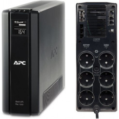 APC (BR1500G-FR) Back-UPS Pro 1500 - AC 230 V - 865 Watt - 1500 VA - USB - output connectors: 6 - Belgium, France