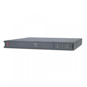 APC Smart-UPS SC 450VA - UPS ( rack-mountable ) - AC 230 V - 280 Watt - 450 VA - RS-232 - output connectors: 4 - 1U - grey