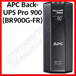 APC Back-UPS Pro 900 (BR900G-FR) - UPS - AC 230 V - 540 Watt - 900 VA - USB - output connectors: 6 - Belgium, France - black