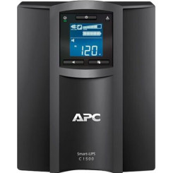 APC (SMC1500IC) Smart-UPS C 1500VA LCD - UPS - AC 230 V - 900 Watt - 1500 VA - USB - output connectors: 8 - black - with APC SmartConnect