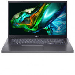 Acer Aspire 5 Pro Series A517-53 - Intel Core i5 - 12450H / up to 4.4 GHz - Win 11 Pro - UHD Graphics - 16 GB RAM - 512 GB SSD - 17.3" IPS 1920 x 1080 (Full HD) - 802.11a/b/g/n/ac/ax (Wi-Fi 6E) - steel grey - kbd: US Intl