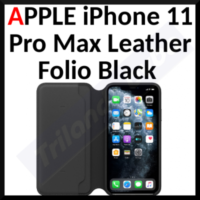 APPLE iPhone 11 Pro Max Leather Folio Black (MX082ZM/A)