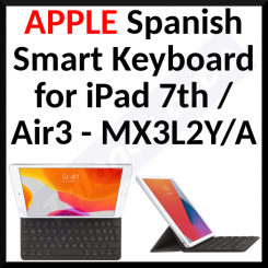 APPLE (MX3L2Y/A) ORIGINAL iPad Spanish Smart Keyboard