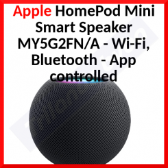 Apple HomePod Mini Smart Speaker MY5G2FN/A - Wi-Fi, Bluetooth - App-controlled - space grey