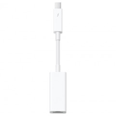 Apple Thunderbolt to Gigabit Ethernet Adapter - Network adapter - Thunderbolt - Gigabit Ethernet - for iMac with Retina 4K display (Late 2015), with Retina 5K display (Late 2014, Late 2015, Mid 2015)