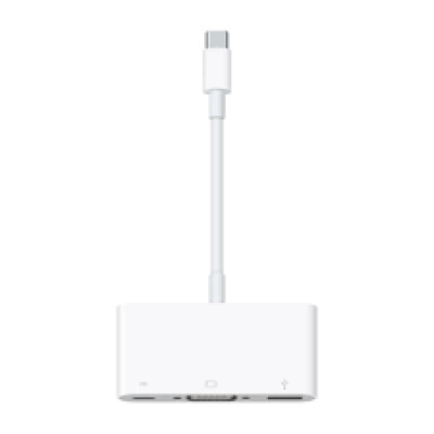 Apple USB-C VGA Multiport Adapter - VGA adapter - USB-C (M) to HD-15 (VGA), USB Type A, USB-C (F) - for 11-inch iPad Pro