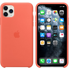 APPLE iPhone 11 Pro Max Silicone Case Clementine Orange