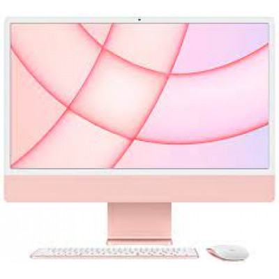 APPLE 24inch iMac with Retina 4.5K display: Apple M1chip with 8core CPU and 8core GPU 512GB Pink