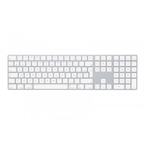 Apple Magic Keyboard with Numeric Keypad MQ052F/A - Keyboard - Bluetooth - French - silver - MQ052F/A