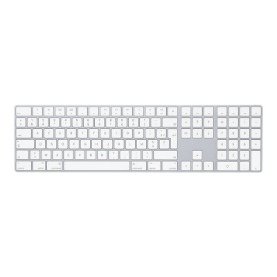 Apple Magic Keyboard with Numeric Keypad - Keyboard - Bluetooth - Switzerland - silver