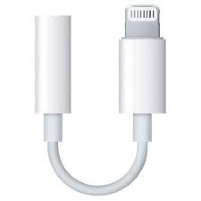 Apple Lightning to 3.5 mm Headphone Jack Adapter - Lightning to headphone jack adapter - Lightning (M) to stereo mini jack (F) - for Apple iPad/iPhone/iPod (Lightning)