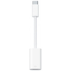 Apple - Lightning adapter - 24 pin USB-C male to Lightning female