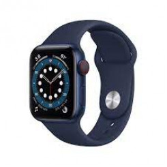Apple Watch Series 7 (GPS) - 41 mm - midnight aluminium - smart watch with sport band - fluoroelastomer - midnight - band size: Regular - 32 GB - Wi-Fi, Bluetooth - 32 g