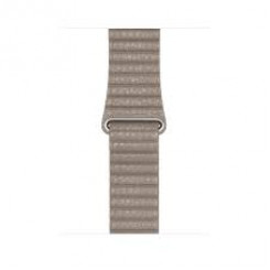 Apple 44mm Leather Loop - Watch strap for smart watch - Large - stone - for Watch (42 mm, 44 mm)