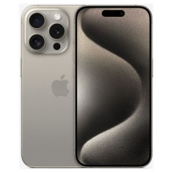 Apple iPhone 15 Pro - natural titanium - 5G smartphone - 128 GB - GSM - MTUX3ZD/A