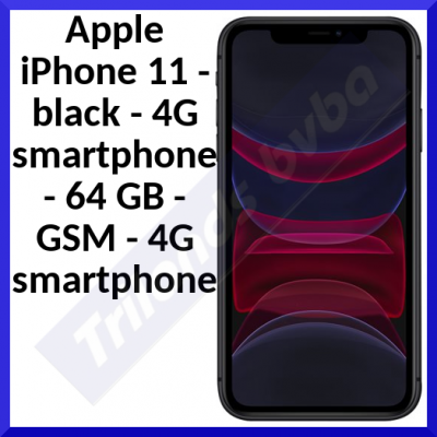 Apple iPhone 11 - black - 4G smartphone - 64 GB - GSM