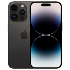 Apple (MQ9U3ZD/A) iPhone 14 Pro Max - 5G smartphone - dual-SIM / Internal Memory 256 GB - OLED display - 6.7" - 2796 x 1290 pixels (120 Hz) - 3x rear cameras 48 MP, 12 MP, 12 MP - front camera 12 MP - space black