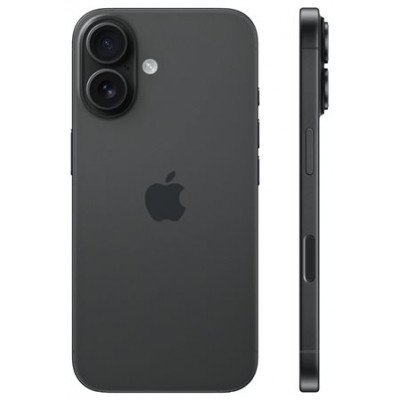 Apple iPhone 16 - black - 5G smartphone - 128 GB - GSM