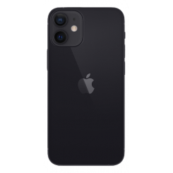 Apple iPhone 12 - 5G smartphone - dual-SIM - 128 GB - OLED display - 6.1" - 2532 x 1170 pixels - 2x rear cameras 12 MP, 12 MP - front camera 12 MP - black