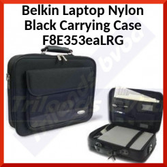 Belkin Laptop Nylon Black Carrying Case F8E353eaLRG (Model "Providence Street") for Notebooks upto 15.6 Inches with Shoulder Starp + 3 Compartments