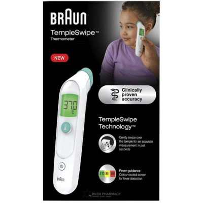 BRAUN TEMPLE SWIPE BST200 thermometer white