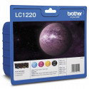 Brother LC-1220VALBP Original 4-PackCMYK Black / Cyan / Magenta / Yellow Ink Cartridges for Brother DCP-J525w, DCP-J725dw, DCP-J925dw, MFC-J280dw, MFC-J430w, MFC-J625dw, MFC-J825dw