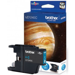 Brother LC-1240C Cyan Ink Original Cartridge (600 Pages) for Brother DCP-J525W, DCP-J725DW, DCP-J925DW, MFC-J430W, MFC-J625DW, MFC-J825DW, MFC-J5910DW, MFC-J6510DW, MFC-J6710DW, MFC-J6910DW