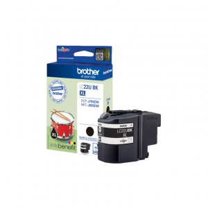 Brother LC-22UBK - XL - black - original - ink cartridge - for Brother DCP-J785DW, DCP-J785DWXL, MFC-J985DW