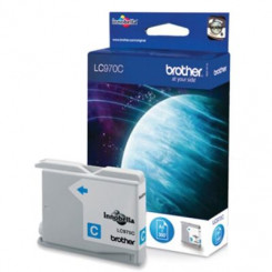 Brother LC-970C Cyan Ink Cartridge (300 Pages) - Original Brother pack for DCP135C, DCP150C,DCP153C, DCP157C, DCP453C, MFC235C, MFC260C