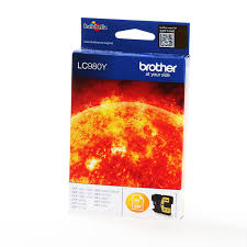 Brother LC-980Y Original YELLOW Ink Cartridge (260 Pages)