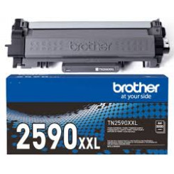 Brother TN2590XXL - Super High Yield - black - original - box - toner cartridge - for Brother MFC-L2922DW