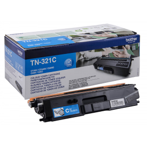 Brother TN-321C Cyan Original Toner Cartridge (1500 Pages) for Brother MFC-L8650, MFC-L8850, DCP-L8400, DCP-L8450, HL-L8250, HL-L8350