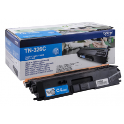 Brother TN-326C Cyan High Capacity Original Toner Cartridge (3500 Pages) for Brother MFC-L8650CDW, MFC-L8850CDW, DCP-L8400CDN, DCP-L8450CDW, HL-L8250CDN, HL-L8350CDN, HL-L8350CDW