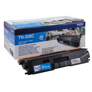 Brother TN-326C ORIGINAL High Capacity CYAN Toner Cartridge (3500 Pages)