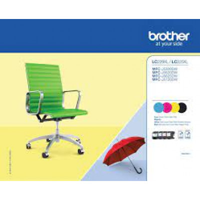 Brother LC-229XLVALBPDR BROTHER MFC ink (4) cmyk 4x1200pages blister